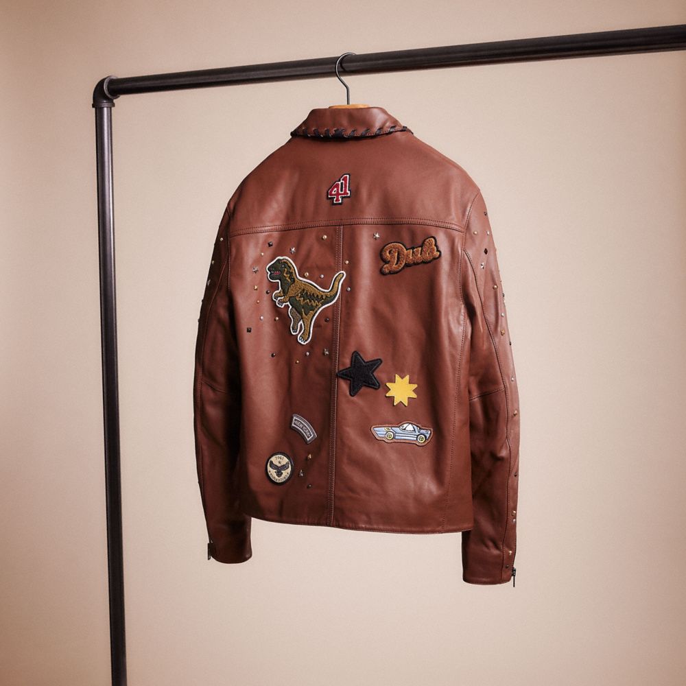 Upcrafted Leather Bomber Jacket