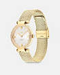 COACH®,CARY WATCH, 34MM,Gold,Angle View