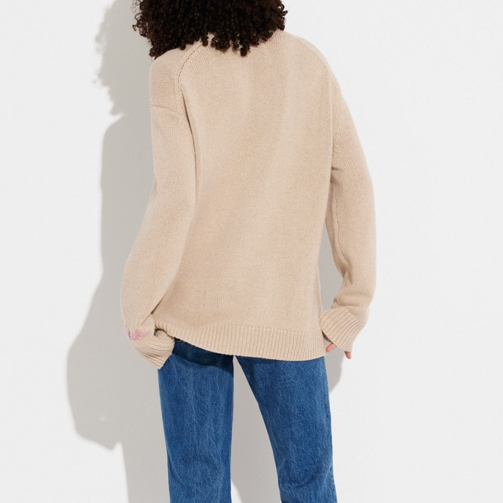 COACH®,【DISNEY X COACH】クルーネック セーター,トップス＆Tシャツ,