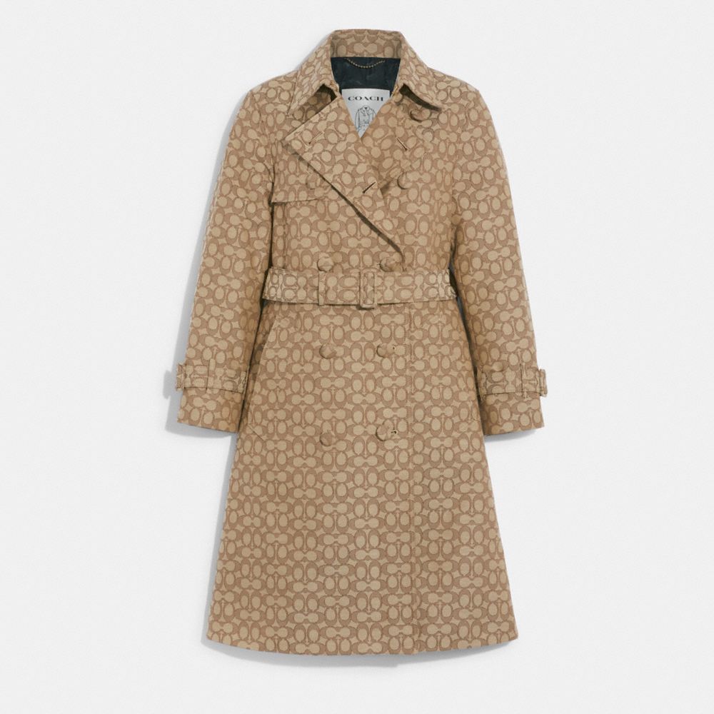 Monogram Belted Trench , - Louis Vuitton