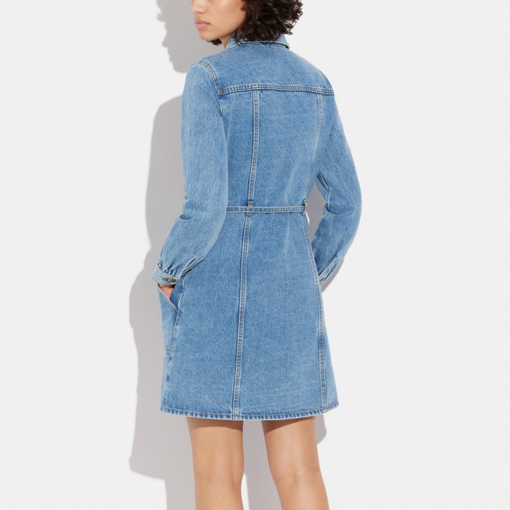 Coach denim discount dress