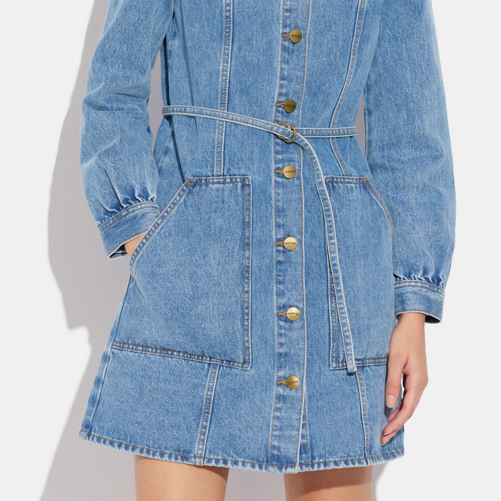 Coach hot sale denim dress