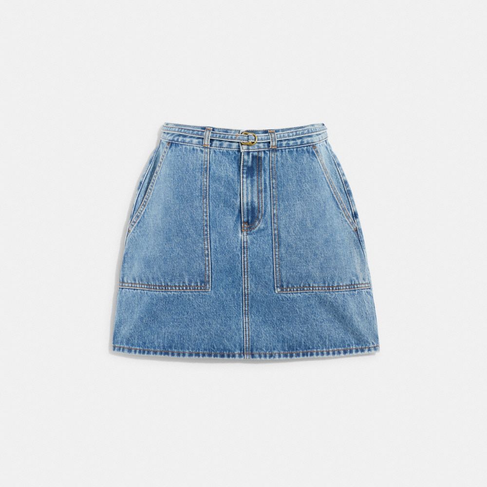 COACH®  Denim Skirt