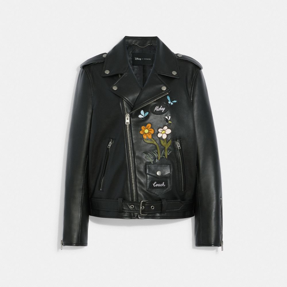 COACH Disney X Coach Shrunken Biker Jacket