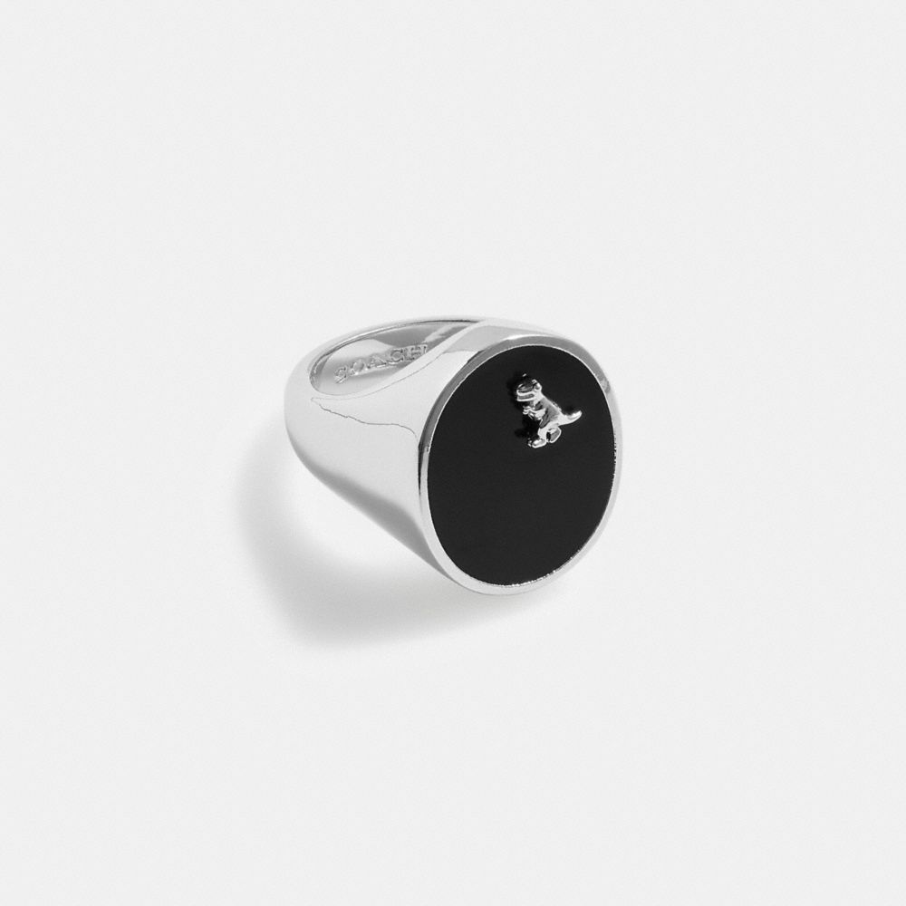 Rexy Enamel Signet Ring