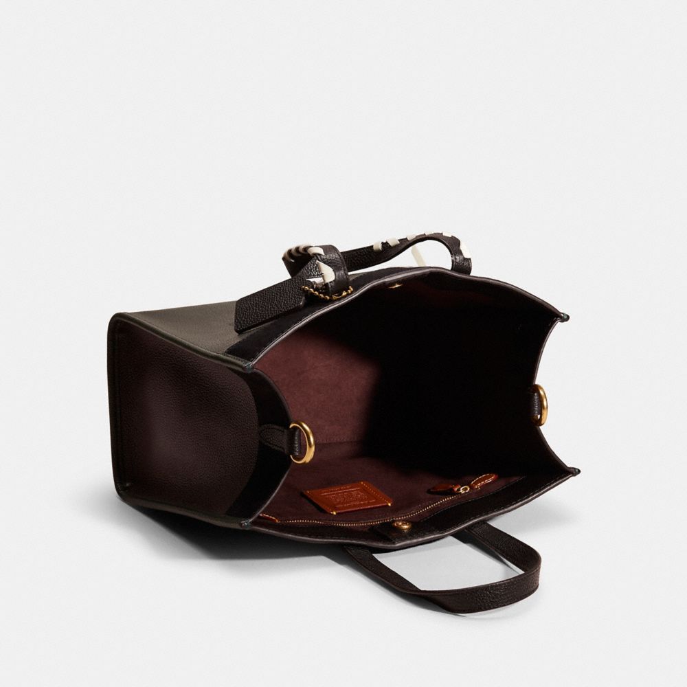 Upcrafted Field Tote 30 In Colorblock With Coach Badge