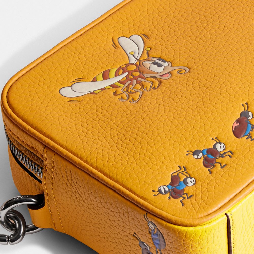 未使用 ディズニー ミッキー COACH コーチ ショルダーバッグ ポシェット-