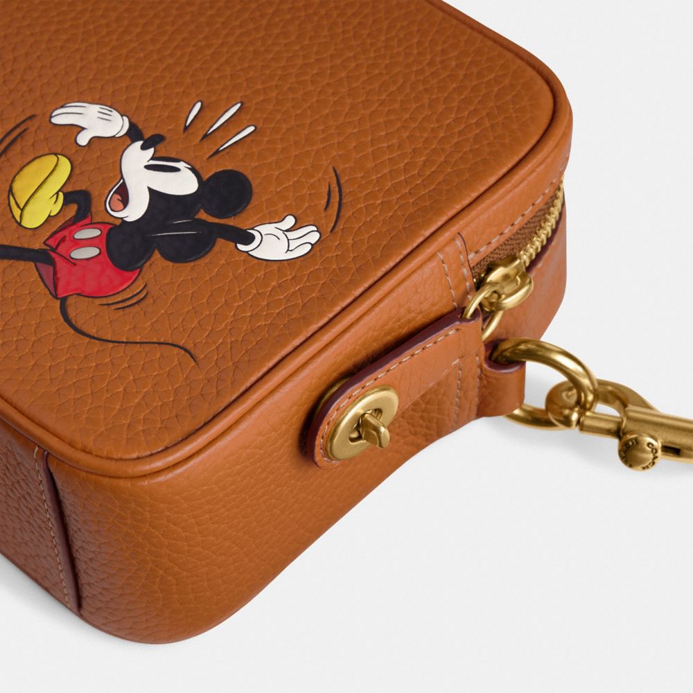 Disney X Coach Flight Bag 19 In Regenerative Leather