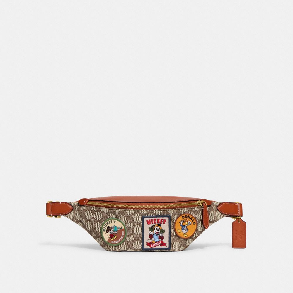 COACH®: Disney X Coach Charter Belt Bag 7 In Signature Textile