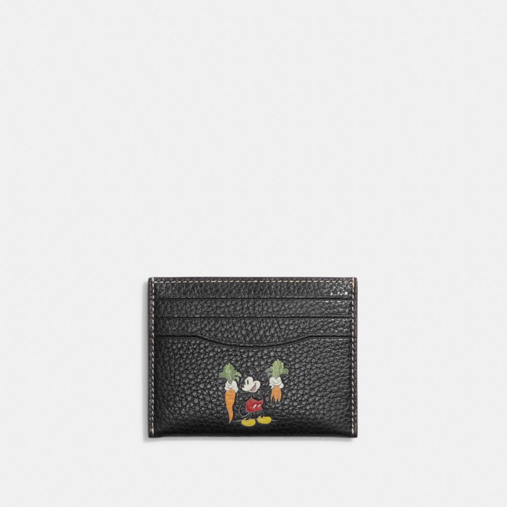 COACH®: Disney X Coach Card Case In Regenerative Leather