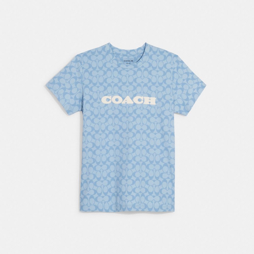 COACH Outlet Signature Chambray T Shirt In Organic Cotton