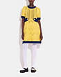 COACH®,COLORBLOCK KNIT DRESS,wool,Yellow Multi,Scale View