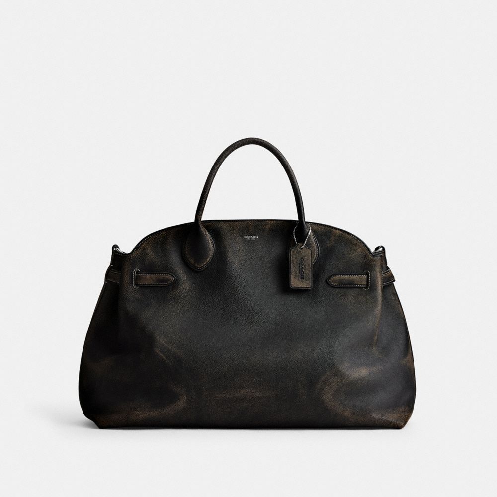 COACH®,Sac Soft Empire Carryall 48 en Cuir Loved,Très grand,,Front View