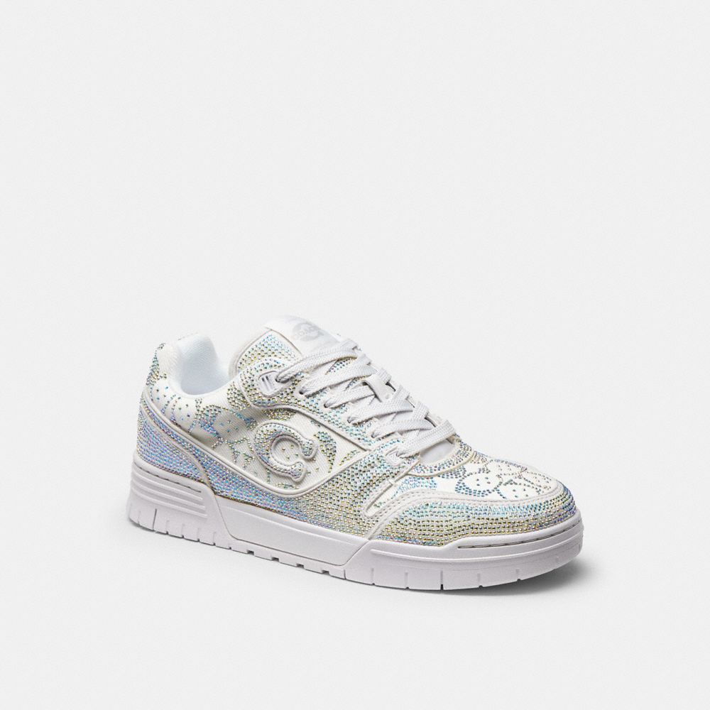 COACH®,Coach | Hypebae Soho Sneaker With Crystal Signature,,Front View