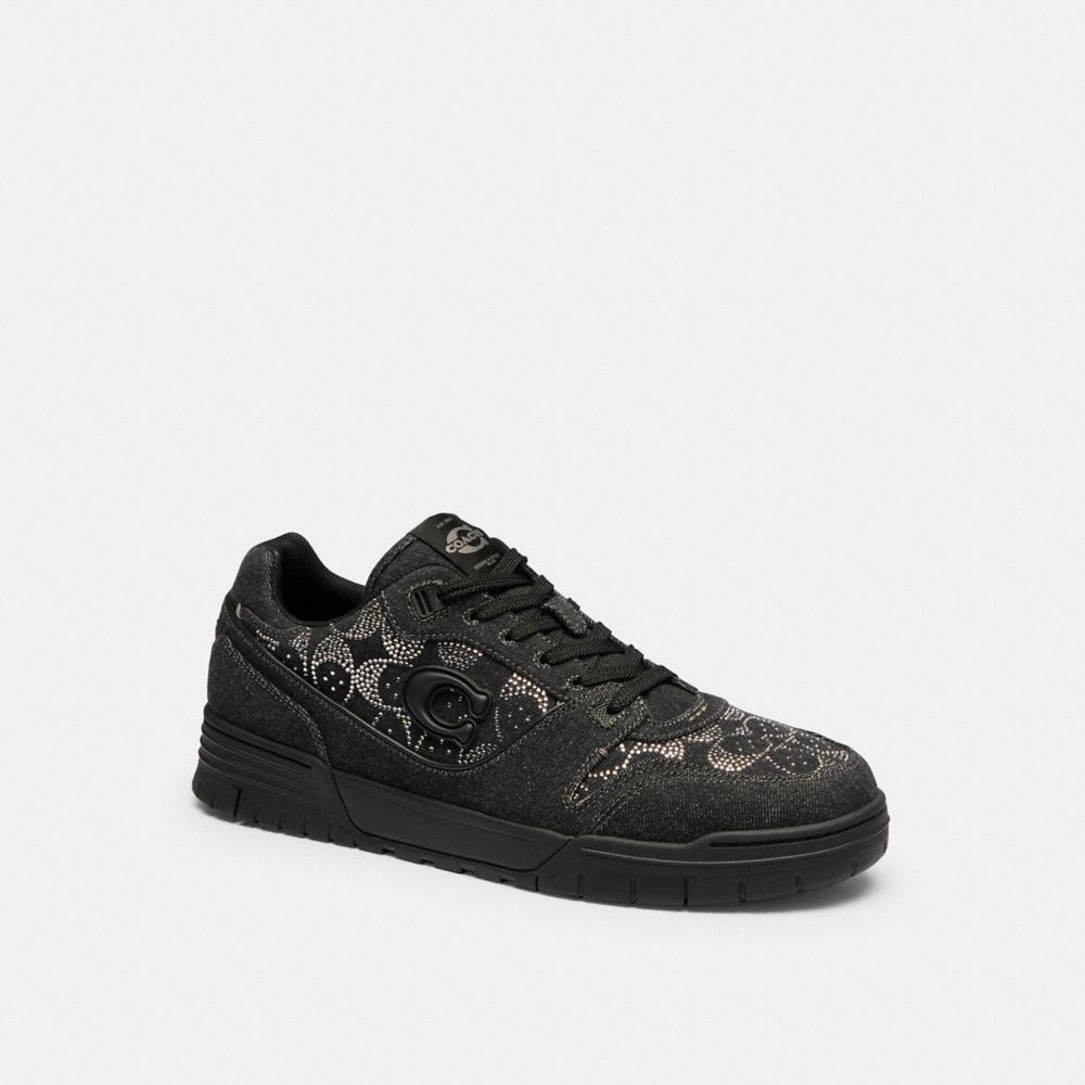 COACH®,Soho Sneaker With Crystal Signature,,Front View