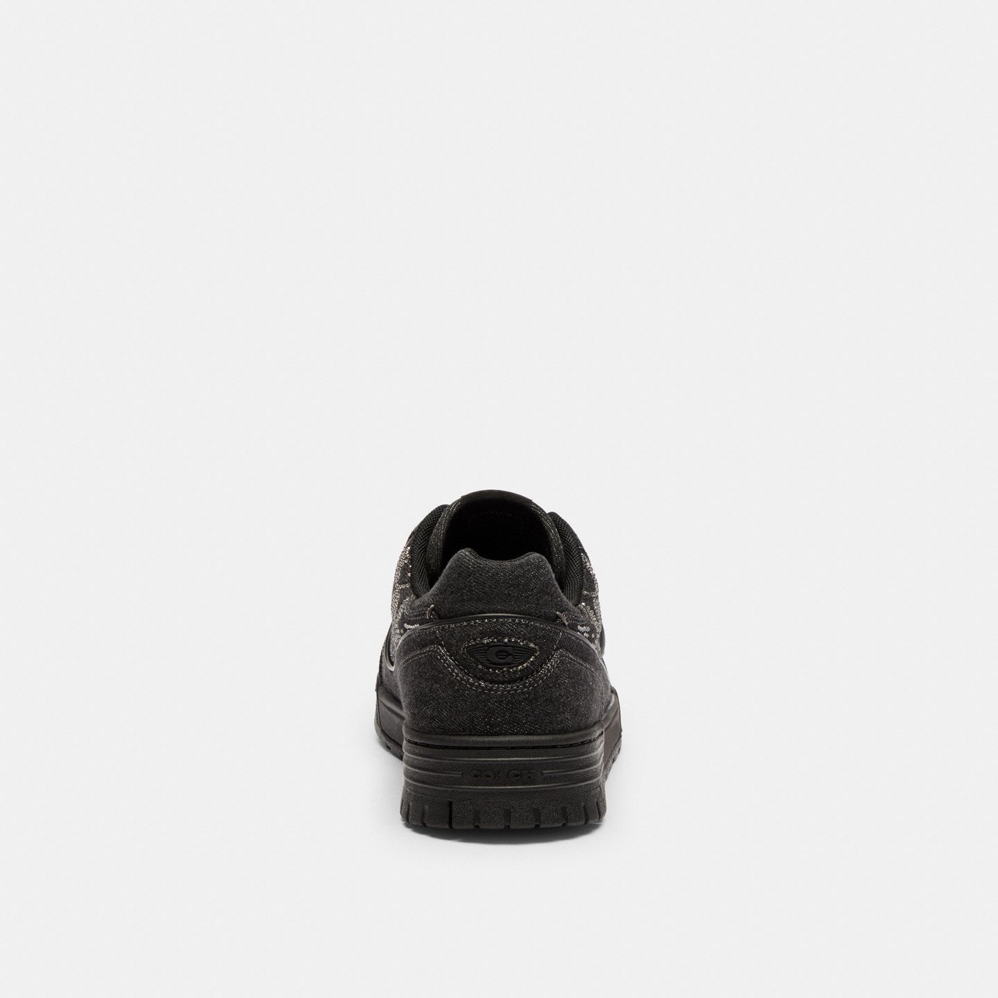 Женские кроссовки Coach Soho Sneaker With Crystal Signature, цвет: Чёрный — фото 4