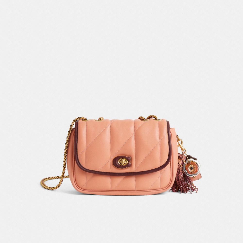 COACH®,Upcrafted Pillow Madison Shoulder Bag With Quilting,,Front View