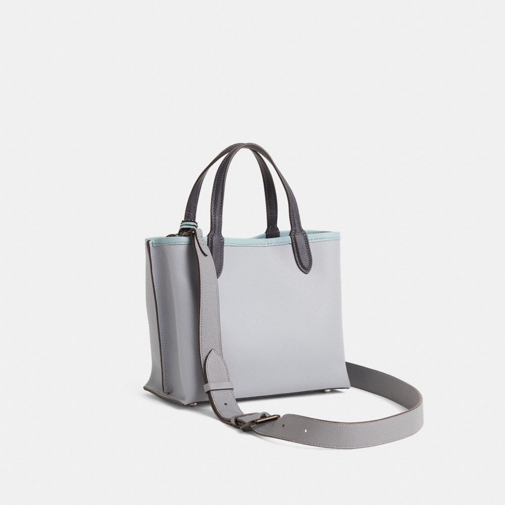 COACH®,Reloved Willow Tote Bag 24 In Colorblock,Multi Color,Angle View