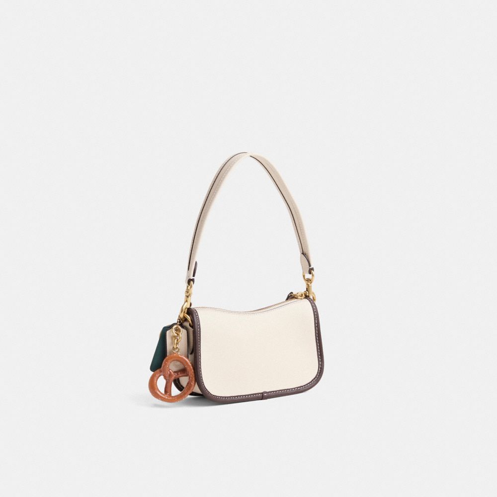 COACH®,Upcrafted Swinger Bag 20,Multi Color,Angle View