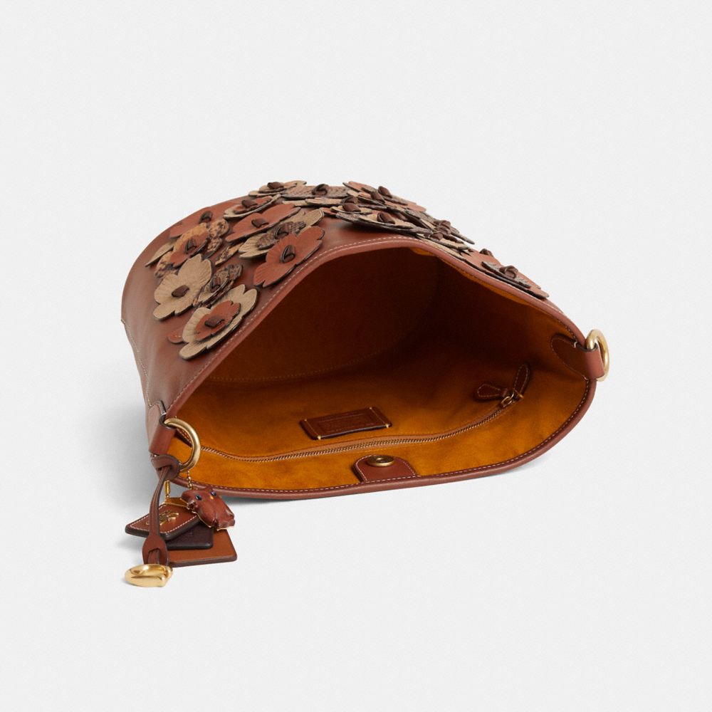 COACH®,Upcrafted Dakota Bucket Bag,Multi Color,Inside View,Top View