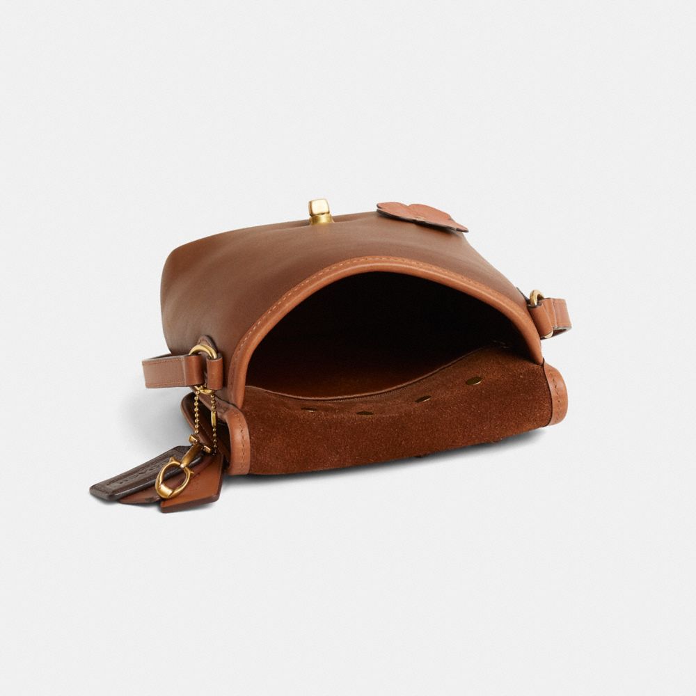 COACH®,Reloved Vintage Companion Flap Bag,,Inside View,Top View