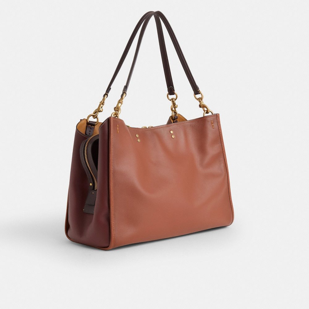 COACH®,Upcrafted Rogue Bag 39 In Colorblock,,Angle View