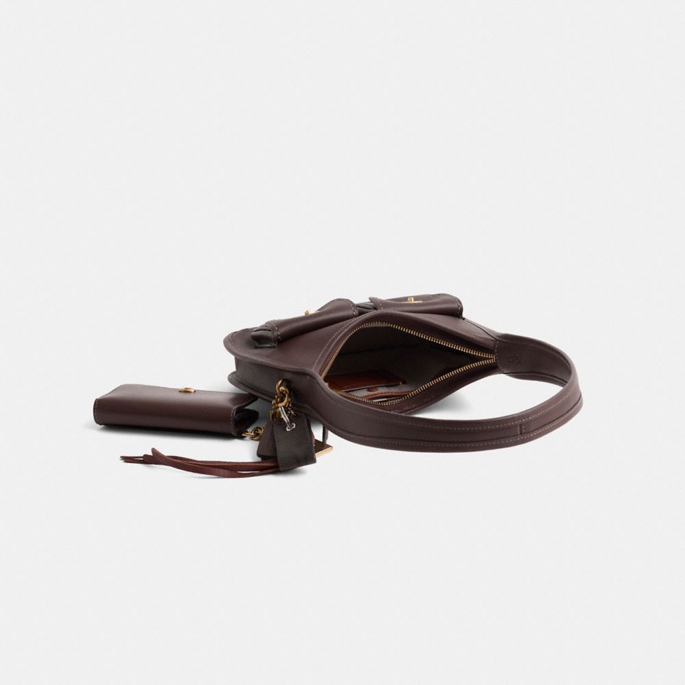 COACH®,Upcrafted Curve Zip Bag,,Inside View,Top View