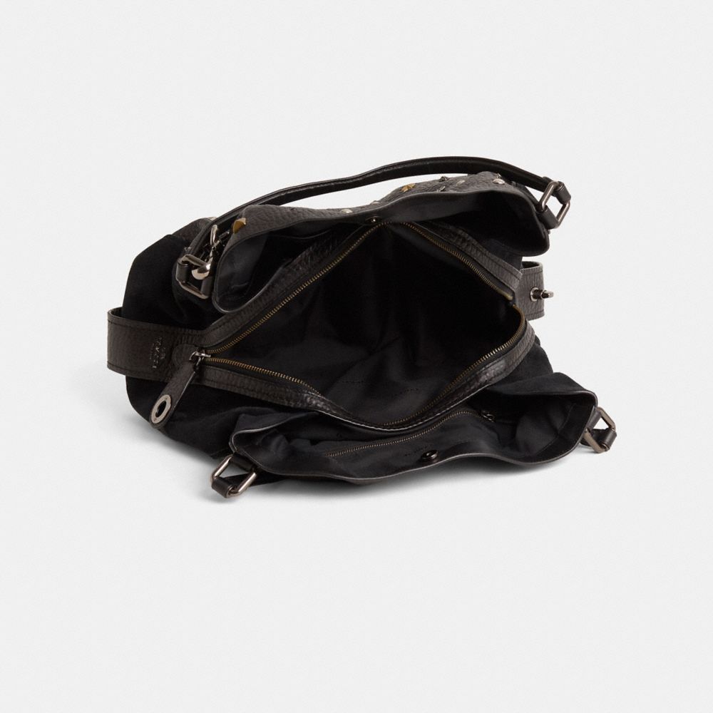 COACH®,Reloved Edie Shoulder Bag 42,Black,Inside View,Top View