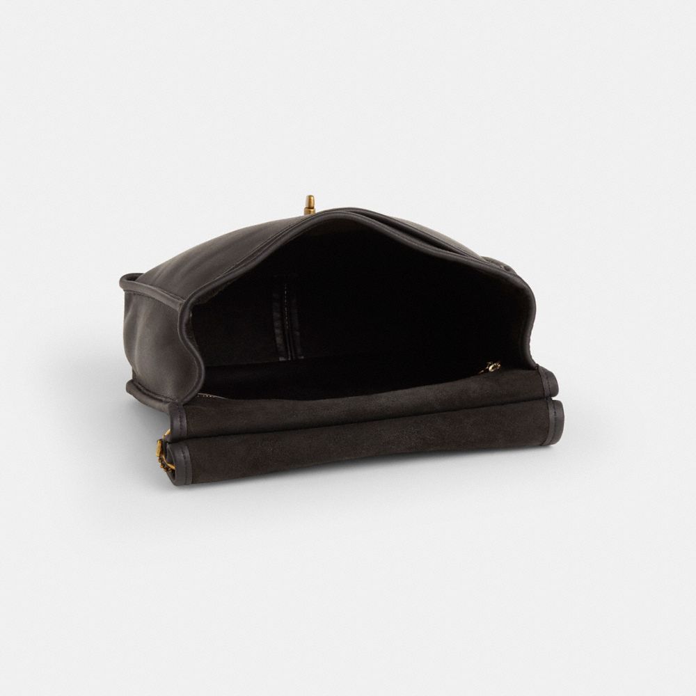 COACH®,Vintage Willis Bag,Black,Inside View,Top View