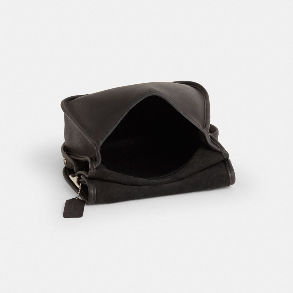 COACH®,Vintage Faith Legacy Bag,Black,Inside View,Top View