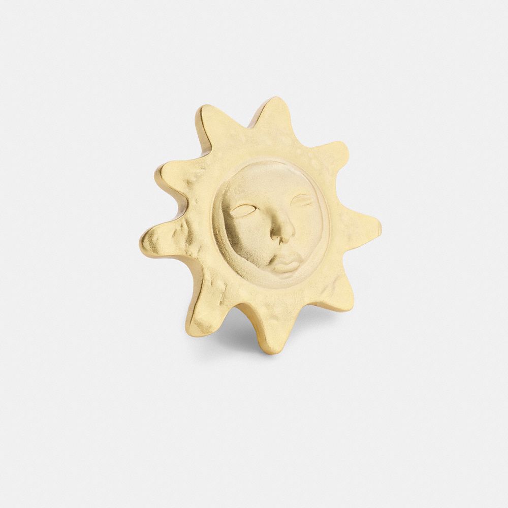 COACH®,Buy Now Sun Brooch,,Inside View,Top View