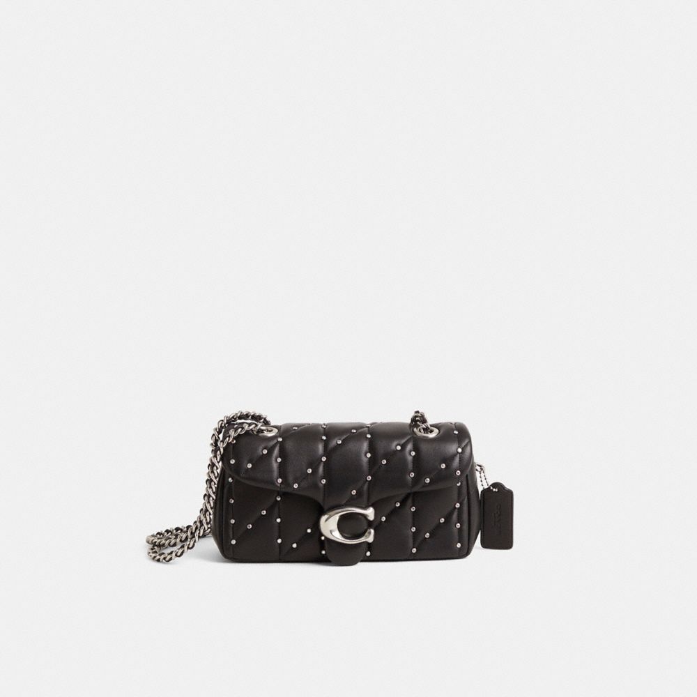 COACH®,Restored Tabby Shoulder Bag 20 With Pillow Quilting And Crystal Rivets,,Front View