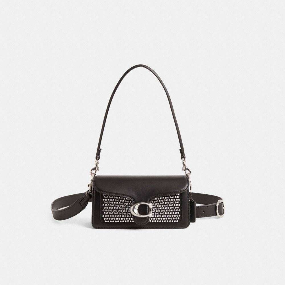 COACH®,Restored Tabby Shoulder Bag 20 With Crystal,,Front View