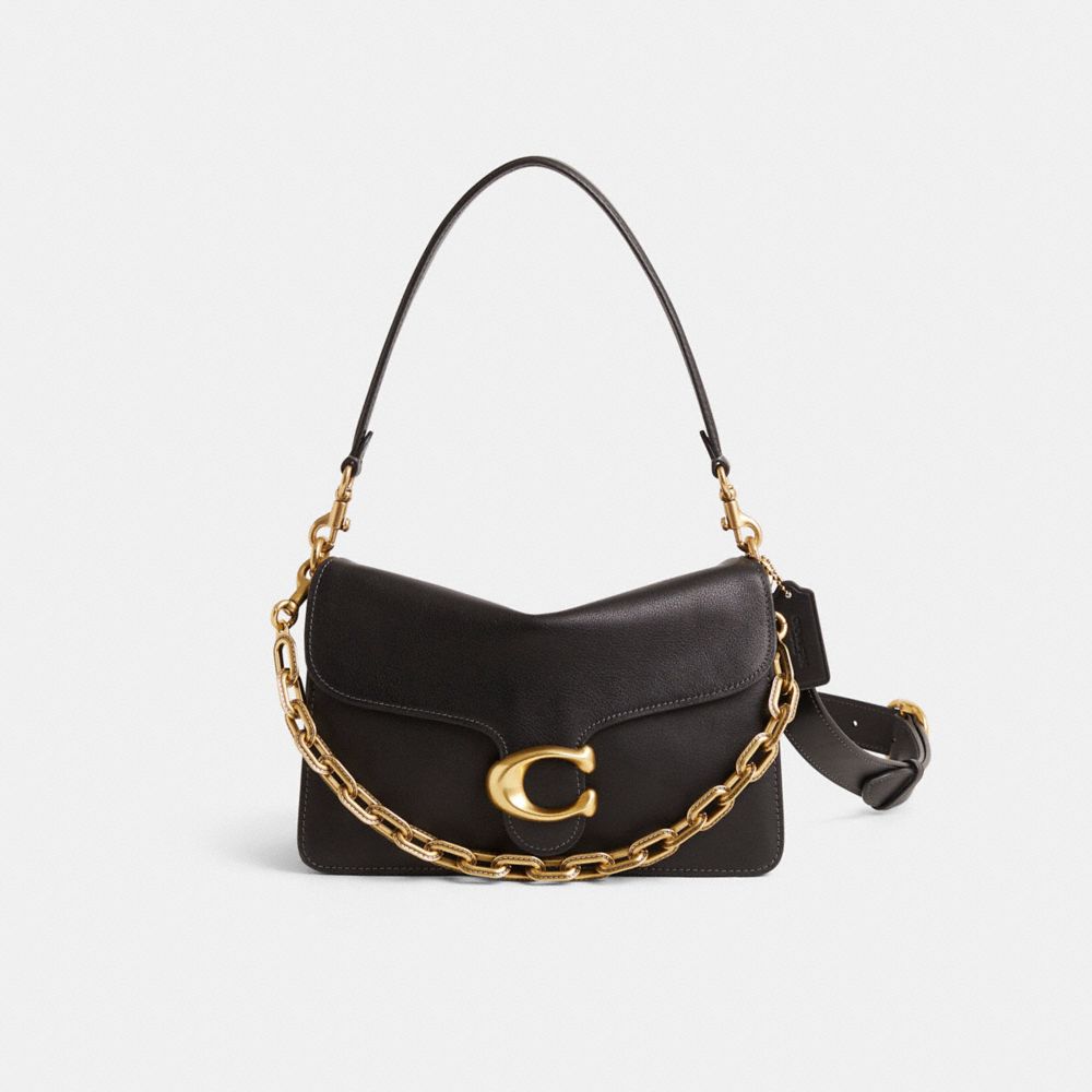 COACH®,Restored Chain Tabby Shoulder Bag 30,,Front View