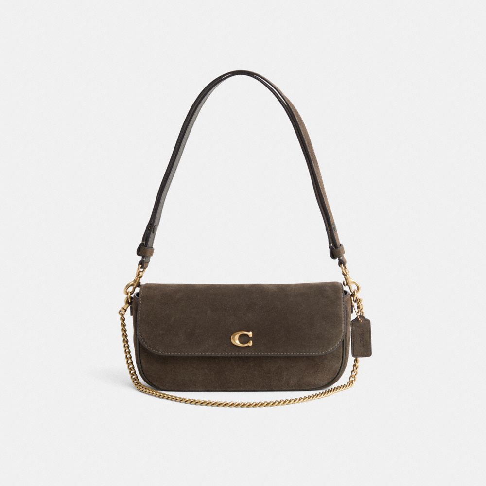 COACH®,Restored Brook Flap Chain Bag,,Front View