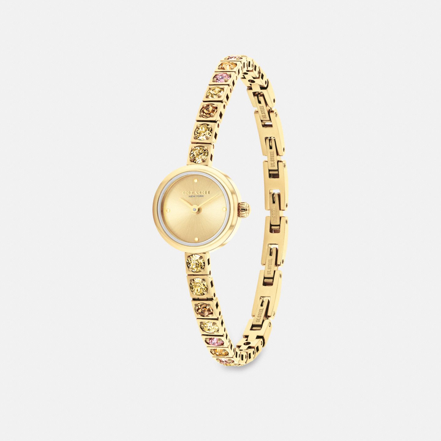 Женские часы Coach Iris Watch, 19MM, цвет: Золотой — фото 2
