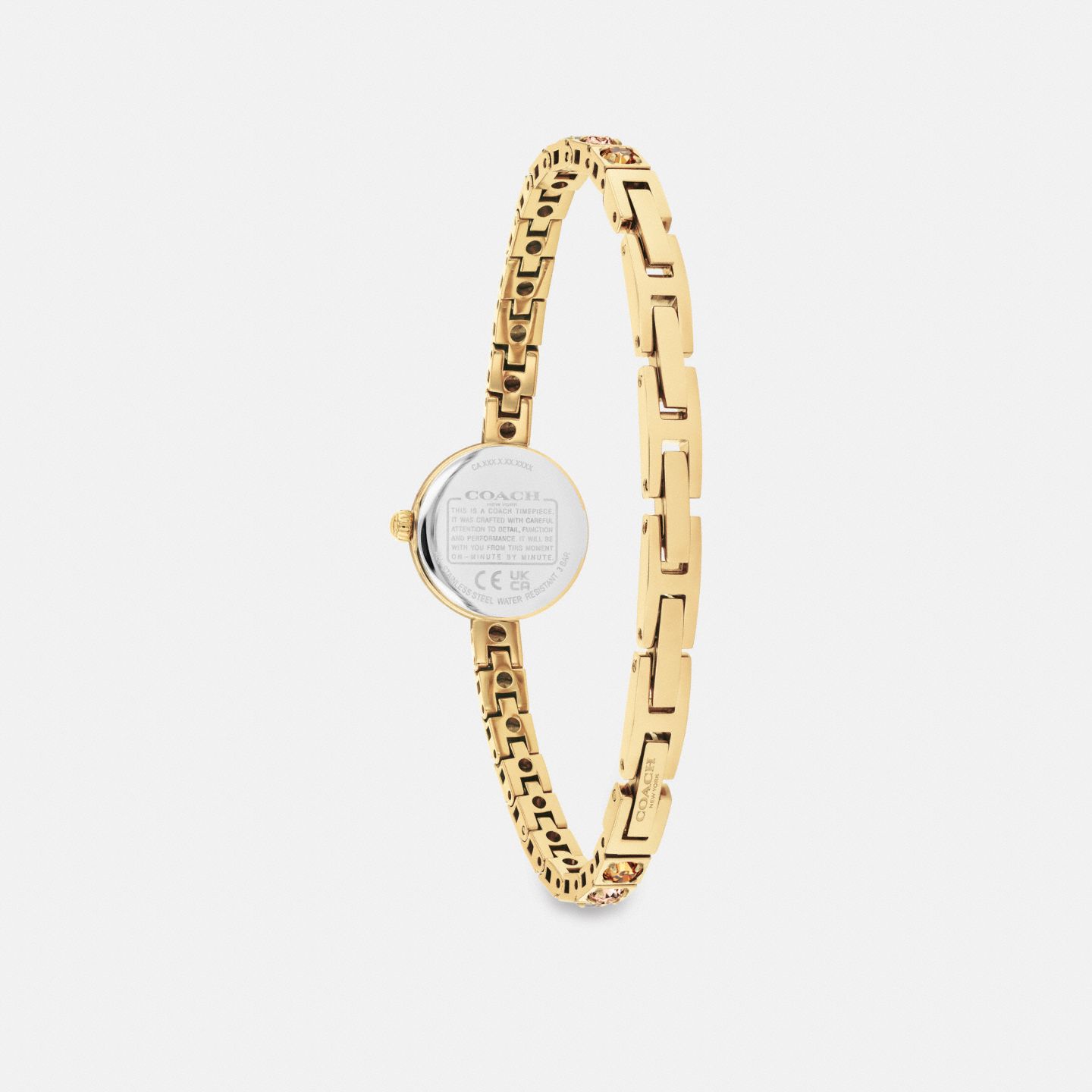 Женские часы Coach Iris Watch, 19MM, цвет: Золотой — фото 3