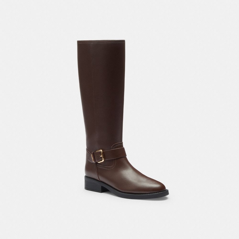COACH®,Botte d’équitation,Érable,Front View
