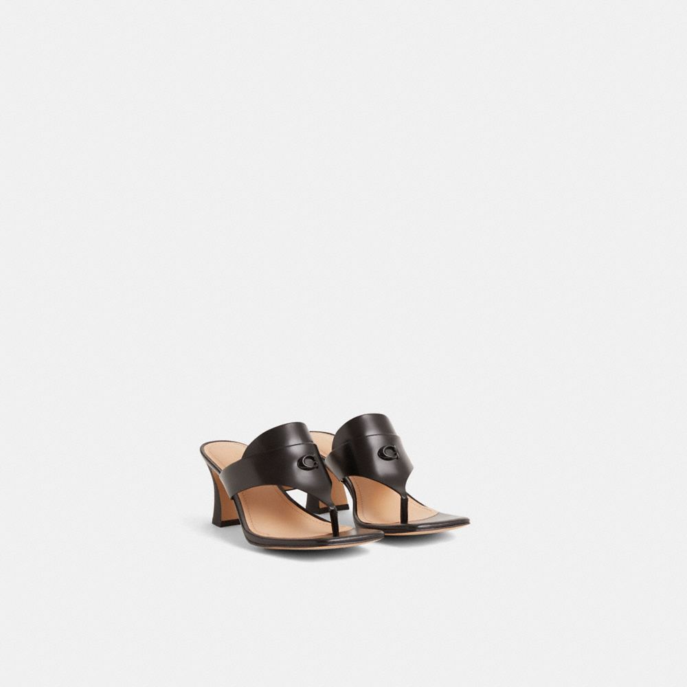 COACH®,Restored Bree Sandal,,Angle View