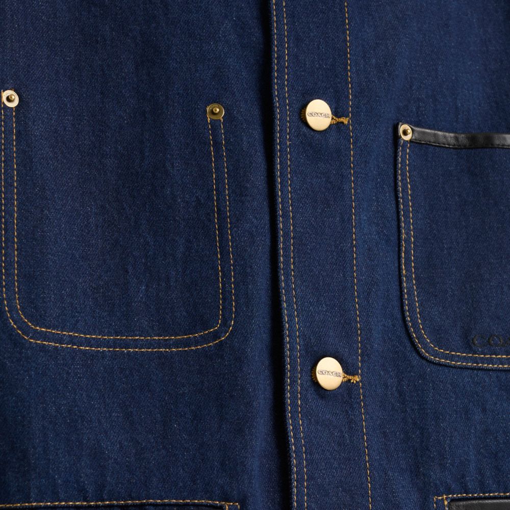COACH®,Restored Denim Core Coat,,Scale View