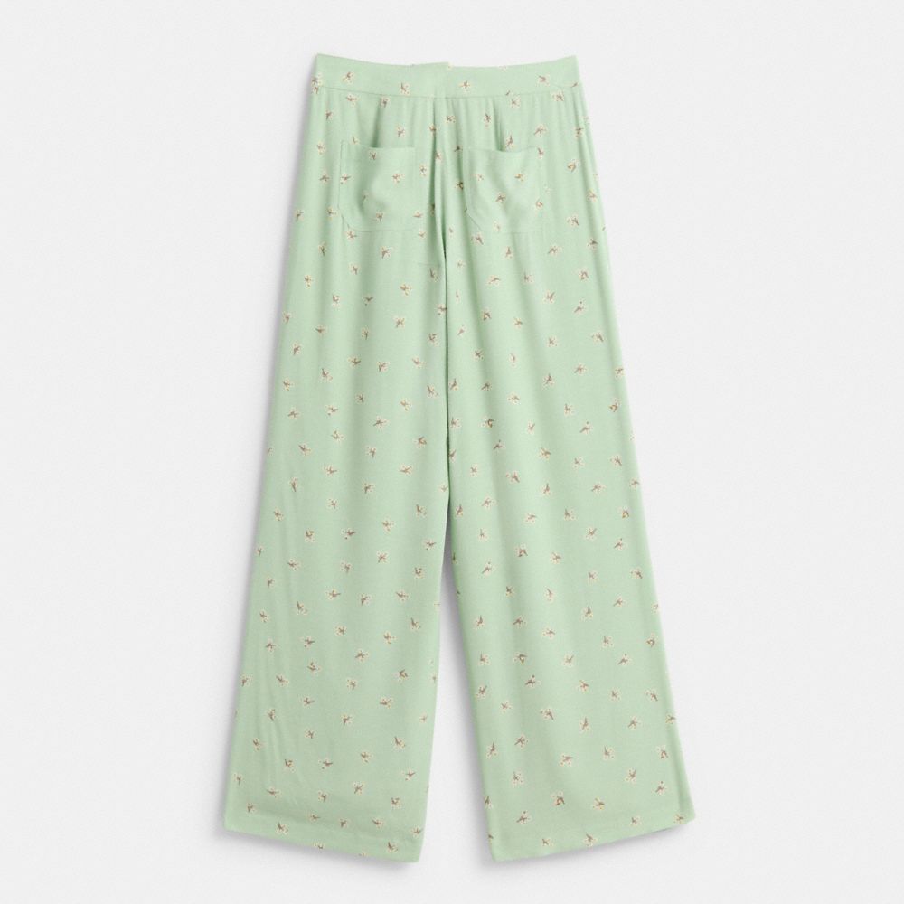 COACH®,Restored Printed Loom Pants,,Back View