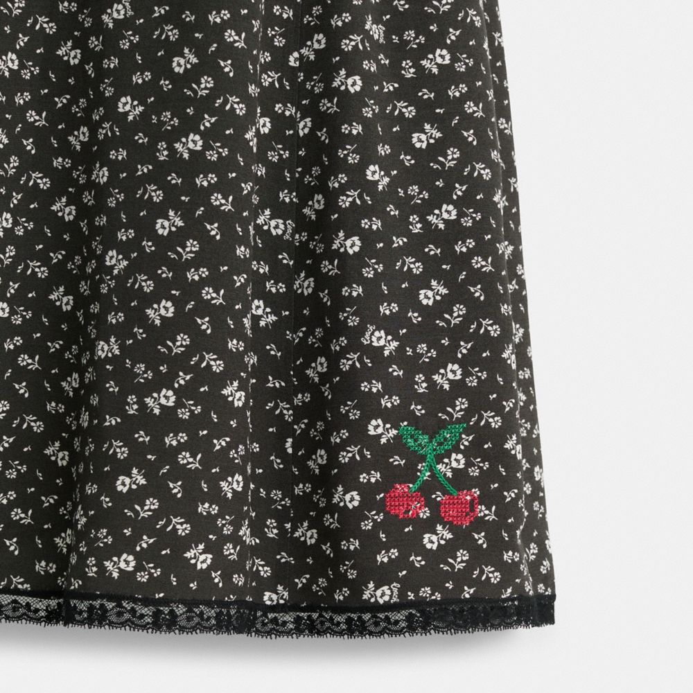 COACH®,Restored Floral V-Neck Dress,,Scale View