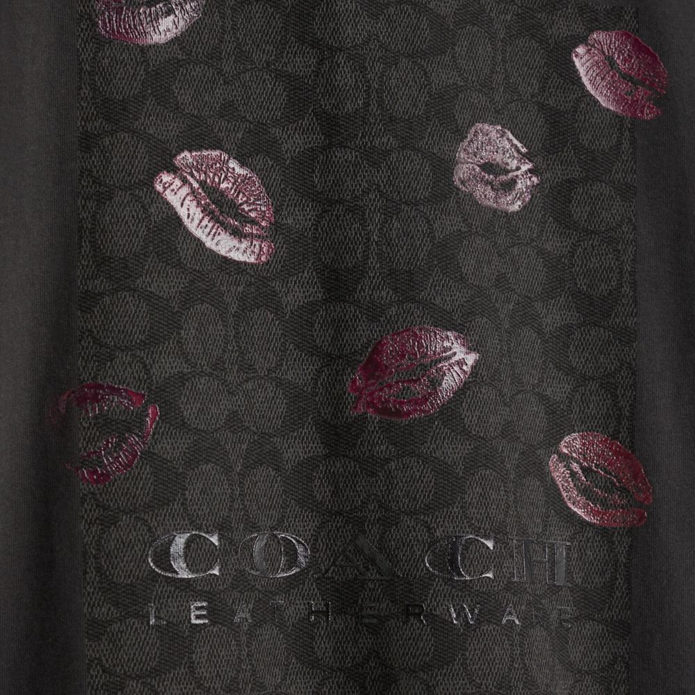 COACH®,Restored Signature Square Kiss Print T-Shirt,,Scale View
