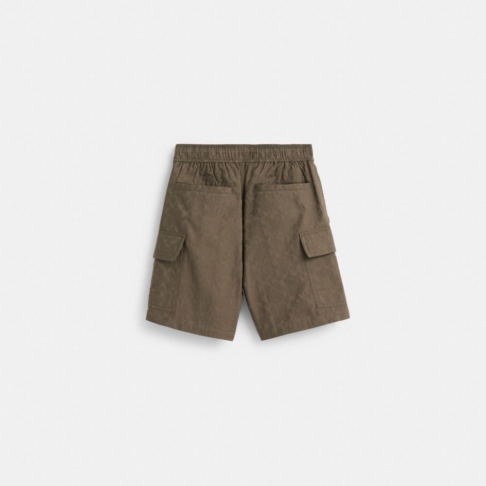 COACH®,Restored Signature Shorts,,Back View