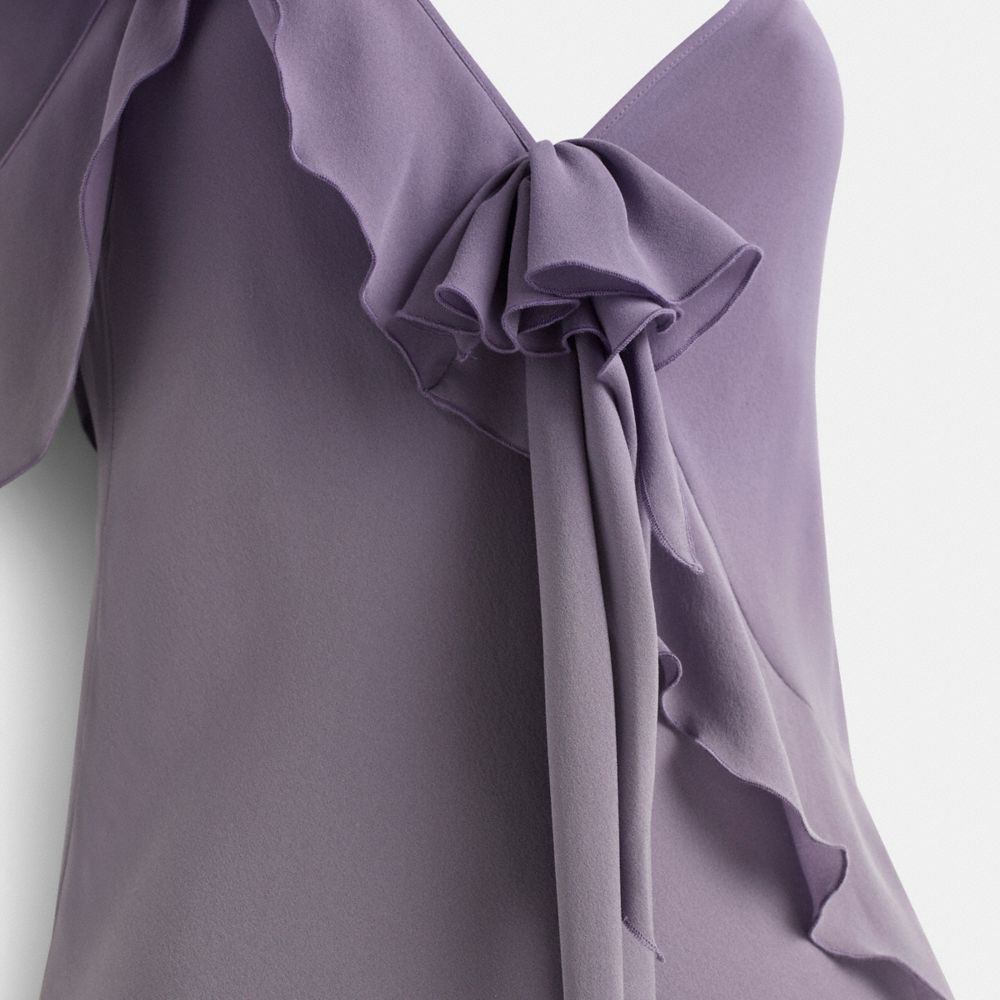 COACH®,Restored Spaghetti Strap Bias Dress,,Scale View