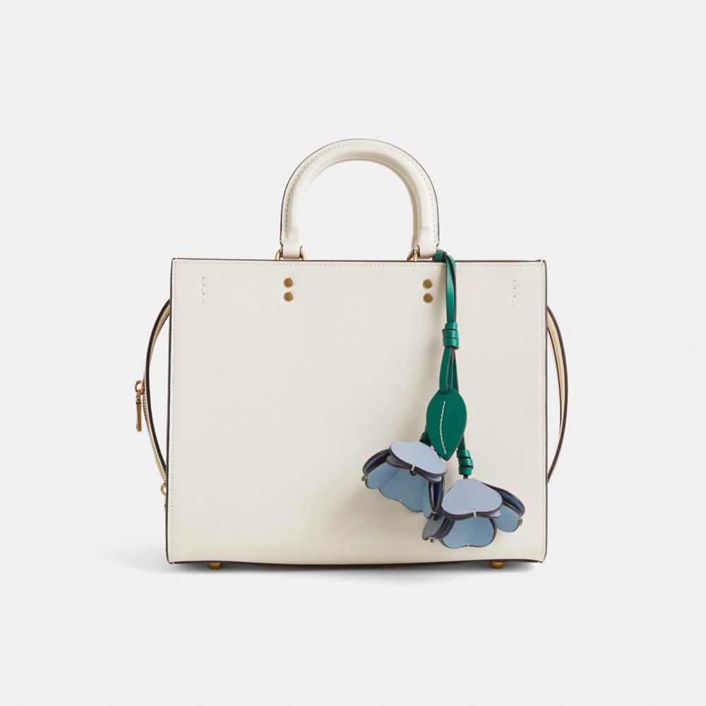 COACH®,Remade Clover Bouquet Bag Charm,,Angle View