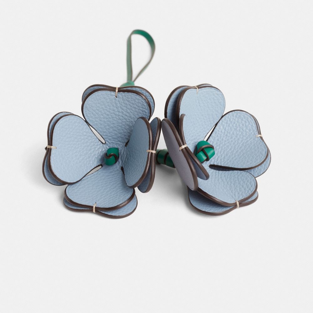 COACH®,Remade Clover Bouquet Bag Charm,,Closer View