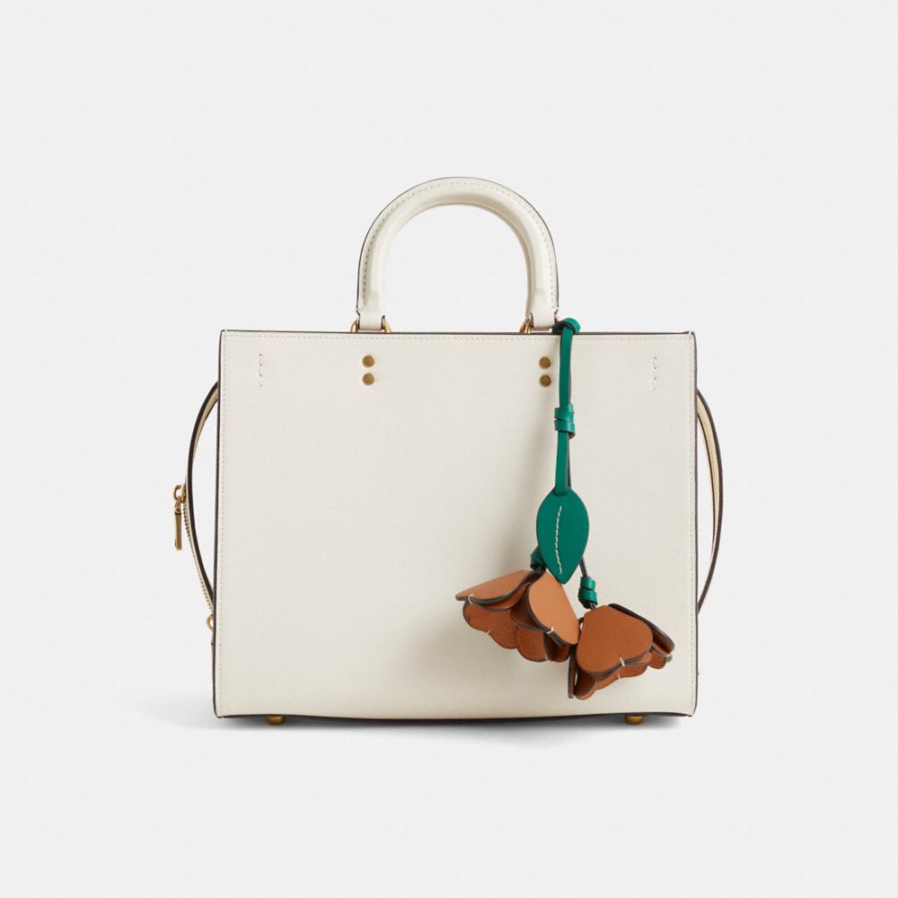 COACH®,Remade Clover Bouquet Bag Charm,,Angle View