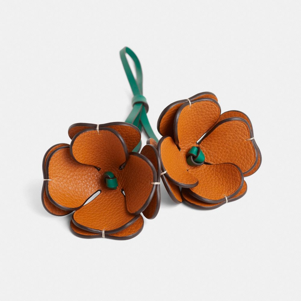 COACH®,Remade Clover Bouquet Bag Charm,,Closer View