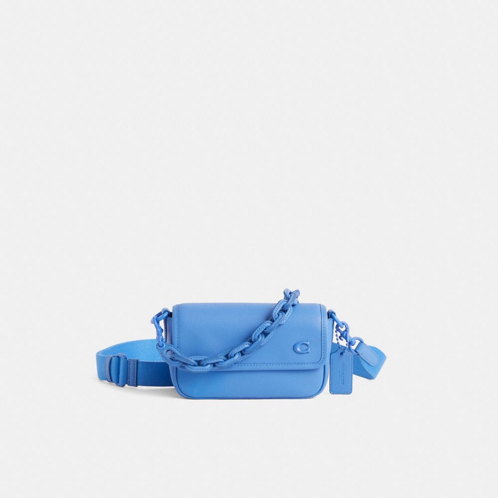 COACH®,Restored Charter Flap Crossbody Bag 18,,Front View